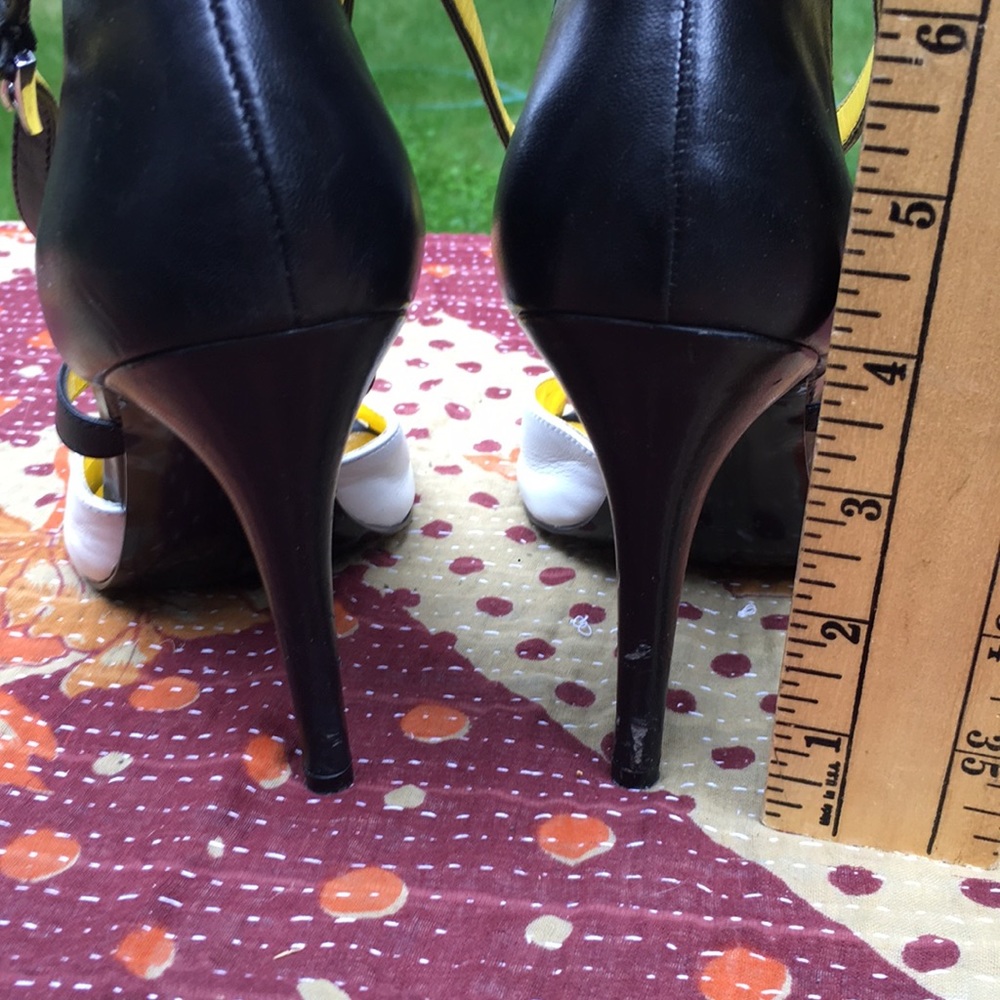 Nine West heels, with straps, size 9.5. - Picture 4 of 10